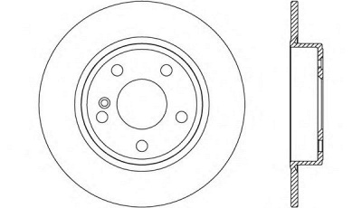 OPEN PARTS bdr264210 -  Тормозной диск